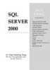 GIÁO TRÌNH: SQL SERVER 2000