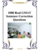1000 Real GMAT Sentence Correction Questions
