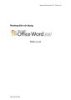 Microsoft Office Word 2007 – Phần cơ sở