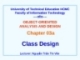 OBJECT-ORIENTED ANALYSIS AND DESIGN - Class Design