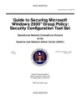 Guide to Securing Microsoft Windows 2000® Group Policy: Security Configuration Tool Set