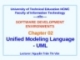 Software delelopment enviroments - Unified Modeling language - ULM - System behavoir