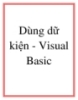 Dùng dữ kiện - Visual Basic