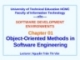 Software delelopment enviroments - Object-oriented methods in software engineering