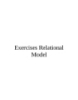 Exercises Relational Model