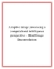 Adaptive image processing a computational intelligence perspective - Blind Image Deconvolution