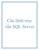 Câu lệnh truy vấn SQL Server