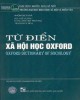 Ebook Từ điển Xã hội học Oxford: Phần 1
