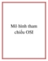 Mô hình tham chiếu OSI