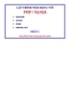 Lập trình web động với PHP/MySQL