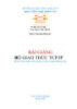 Bài giảng Bộ giao thức TCP/IP - TS. Đỗ Xuân Thu