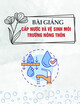 Bài giảng Cấp nước và vệ sinh môi trường nông thôn