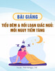 Bài giảng Tiểu đêm & rối loạn giấc ngủ: Mối nguy tiềm ẩn - TS. BS. Thân Hà Ngọc Thể