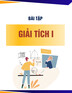 Bài tập Giải tích I - Đại học Bách khoa Hà Nội