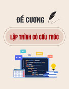 Đề cương thi trắc nghiệm Lập trình có cấu trúc