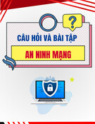 Câu hỏi và bài tập An ninh mạng