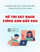 Đề thi sát hạch Tiếng Anh đầu vào môn thi Reading năm 2023