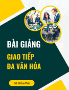 Bài giảng Giao tiếp đa văn hóa: Chương 7 - ThS. Hồ Lưu Phúc