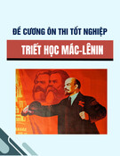 Đề cương ôn thi tốt nghiệp Triết học Mác - Lênin