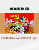Nội dung ôn tập và gợi ý trả lời môn Chủ nghĩa xã hội khoa học