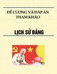 Đề cương và đáp án tham khảo môn Lịch sử Đảng