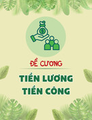 Đề cương Tiền lương tiền công