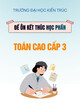 Đề ôn kết thúc học phần học kì 1 môn Toán cao cấp 3 năm 2025-2026