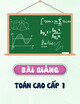 Bài giảng Toán cao cấp 1: Chương 4 - ThS. Nguyễn Thanh Hà