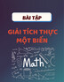 Bài tập Giải tích thực một biến