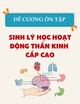 Đề cương ôn tập Sinh lý học hoạt động thần kinh cấp cao