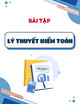 Bài tập Lý thuyết kiểm toán - ThS. Bùi Thị Kim Dung