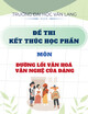 Đề thi kết thúc học phần học kì 1 môn Đường lối văn hoá văn nghệ của Đảng năm 2024-2025