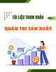 Tài liệu tham khảo Quản trị sản xuất