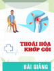 Bài giảng Thoái hóa khớp gối - BS. Nguyễn Minh Đức