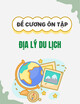 Đề cương ôn tập môn Địa lý du lịch