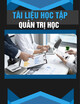 Tài liệu học tập Quản trị học (2021)