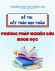 Đề thi học kì 3 kết thúc học phần Phương pháp nghiên cứu khoa học