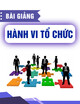Bài giảng Hành vi tổ chức: Chương 2 - Nguyễn Hồ Việt Anh